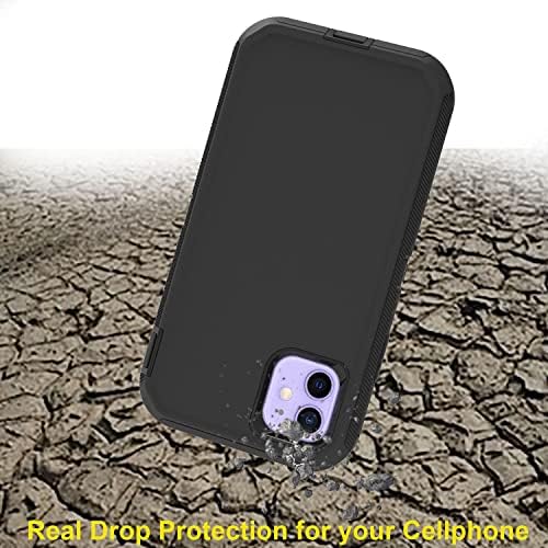Bnuoda iPhone 11-Ügyben [Ütésálló] [Dropproof] [porálló],Teljes Test, nagy teherbírású Védelem Telefon