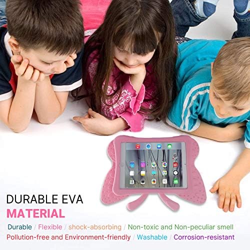 Simicoo iPad 9 8 10.2 3D Aranyos Pillangó Esetben a Gyerekek ipad 9 Gyerekek esetében Állni Fény EVA Ütésálló