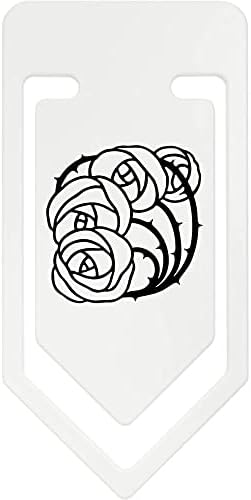 Azeeda 91mm 'Art Nouveau Rózsa' Nagy Műanyag Csipesz (CC00069172)